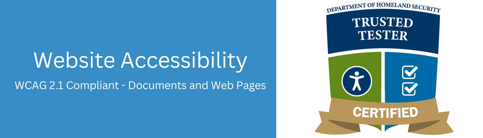 Website Accessibility - WCAG 2.1 Documents & Web Pages